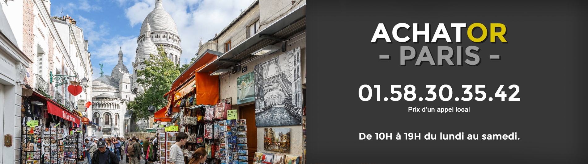 Achat or Paris 18 75018