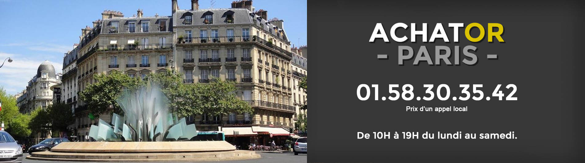 Achat or Paris 20 75020